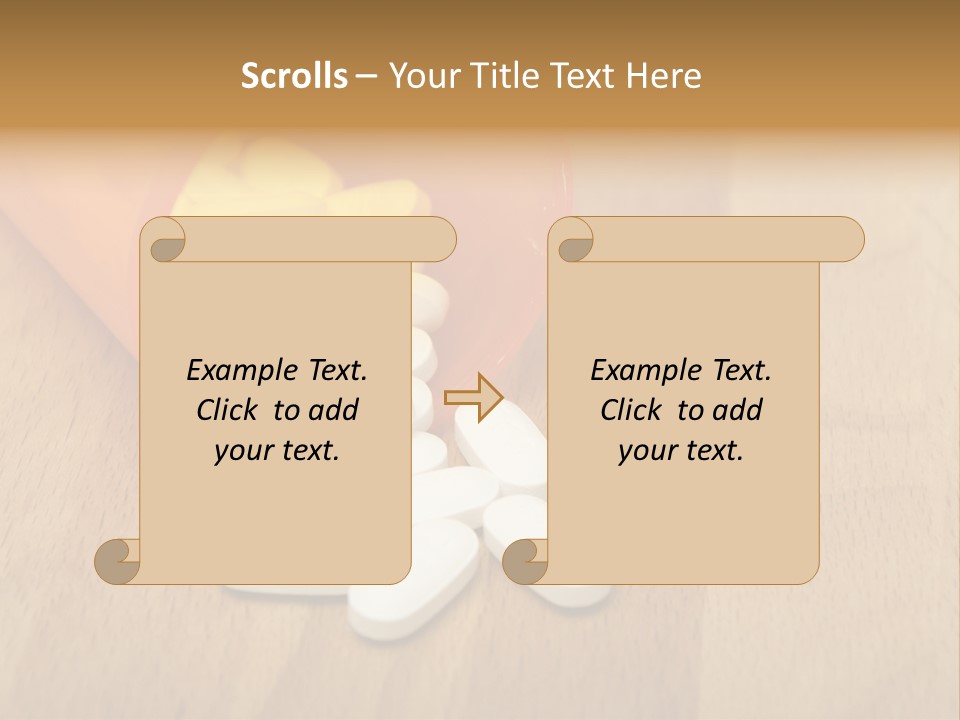 Pharmacy Health Orange PowerPoint Template