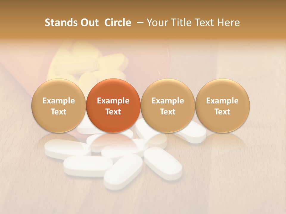 Pharmacy Health Orange PowerPoint Template