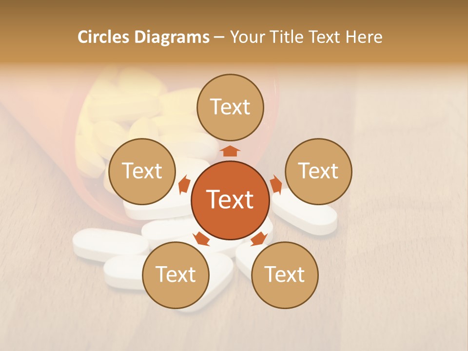 Pharmacy Health Orange PowerPoint Template