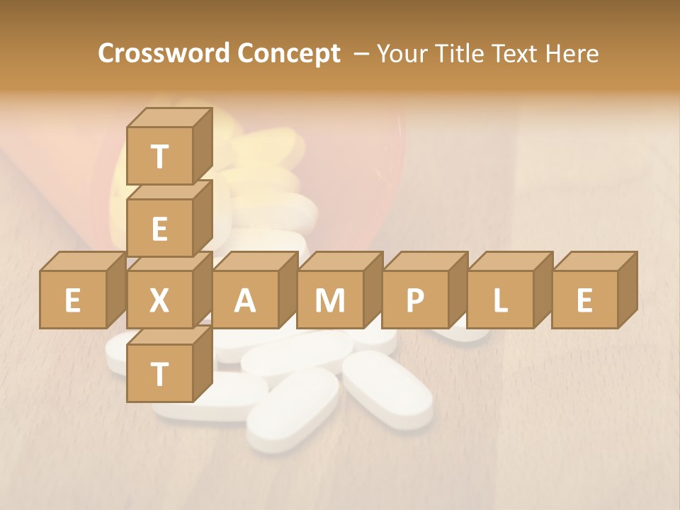 Pharmacy Health Orange PowerPoint Template