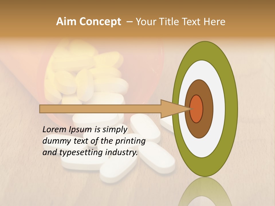 Pharmacy Health Orange PowerPoint Template