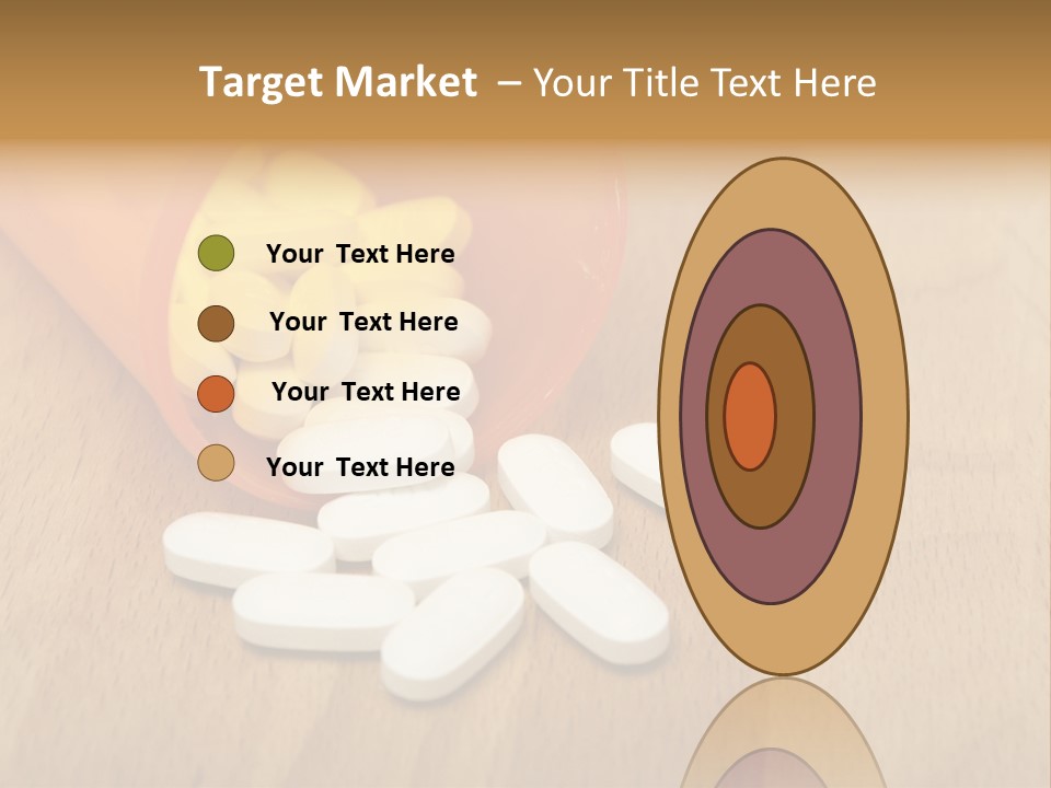Pharmacy Health Orange PowerPoint Template