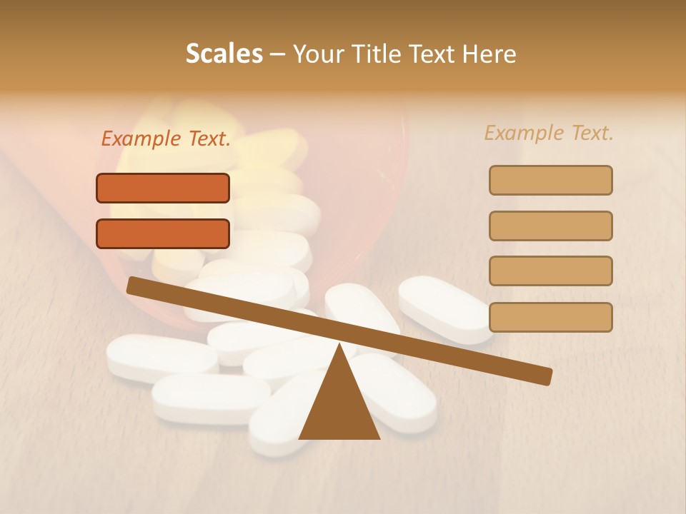 Pharmacy Health Orange PowerPoint Template