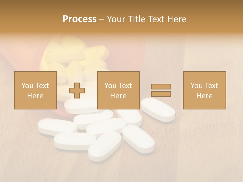 Pharmacy Health Orange PowerPoint Template