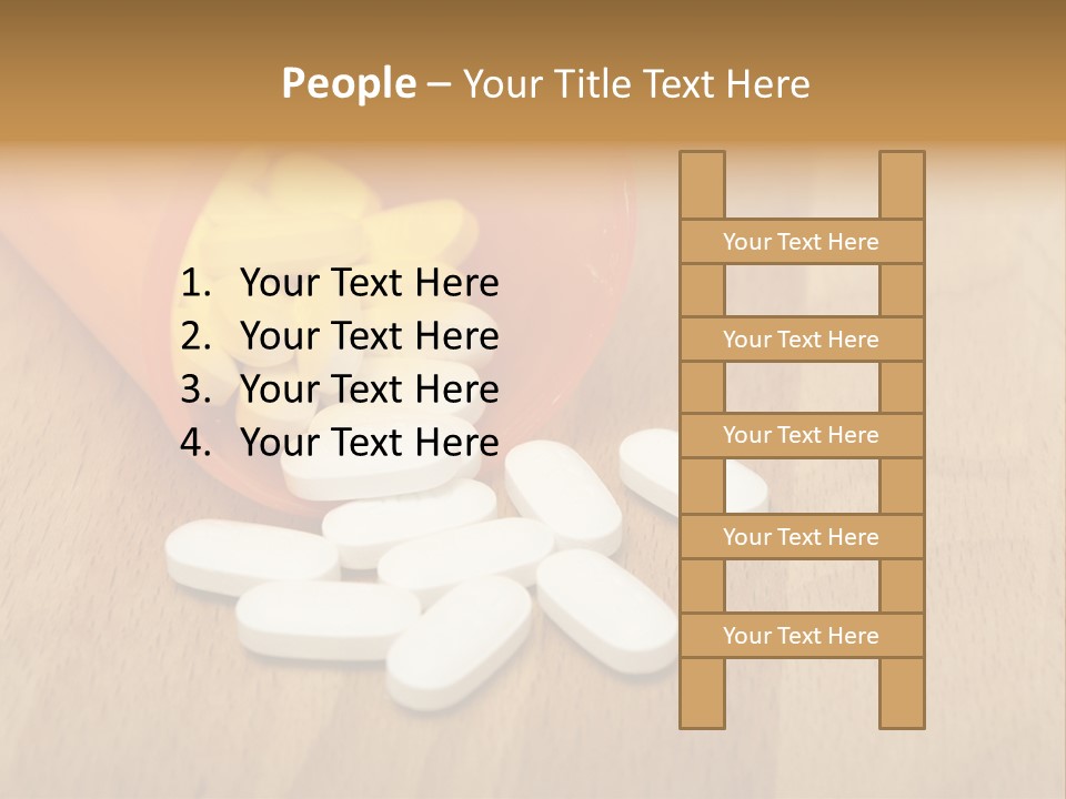 Pharmacy Health Orange PowerPoint Template