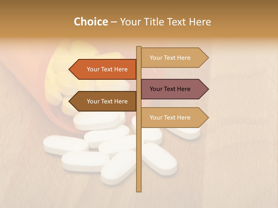 Pharmacy Health Orange PowerPoint Template