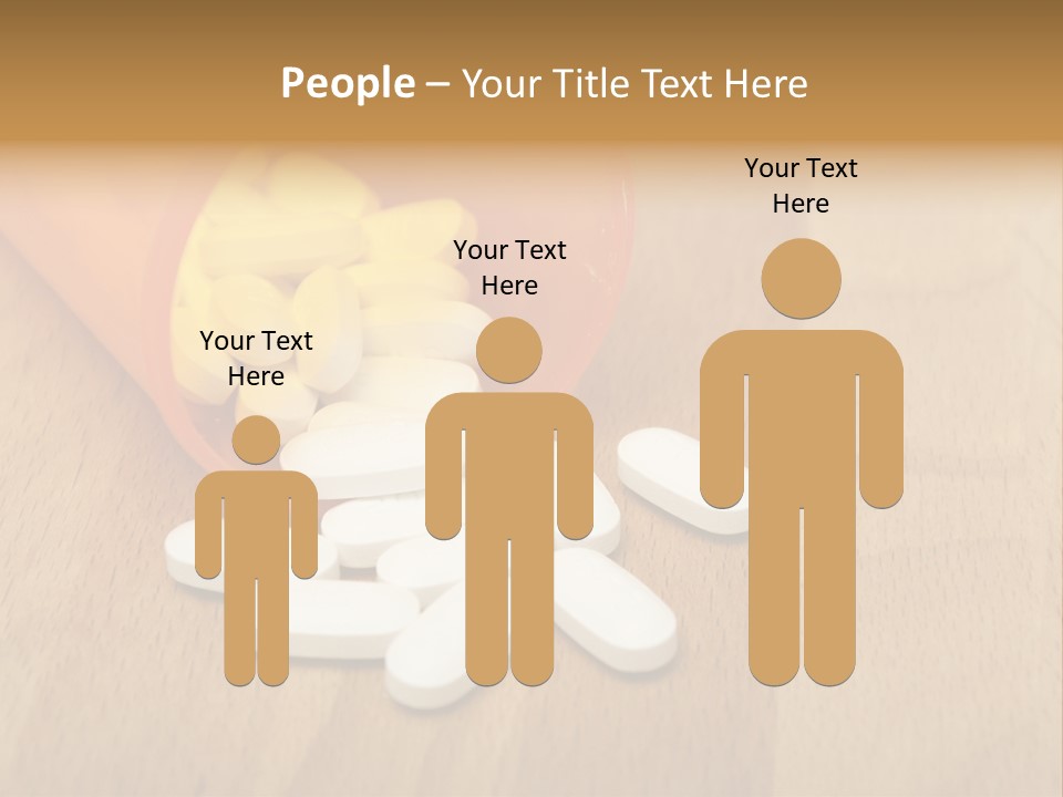 Pharmacy Health Orange PowerPoint Template