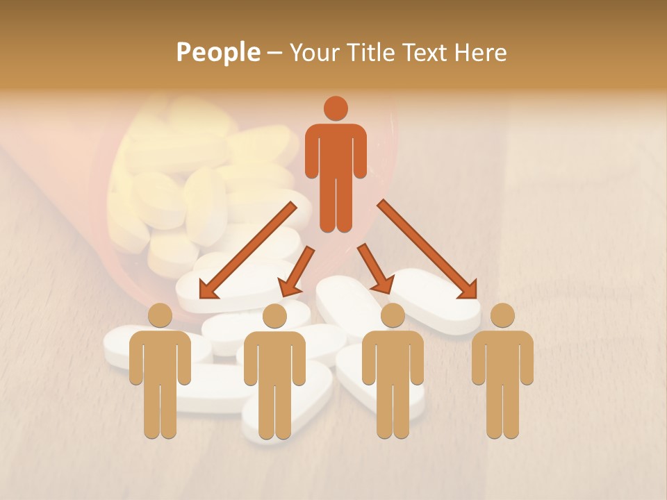 Pharmacy Health Orange PowerPoint Template