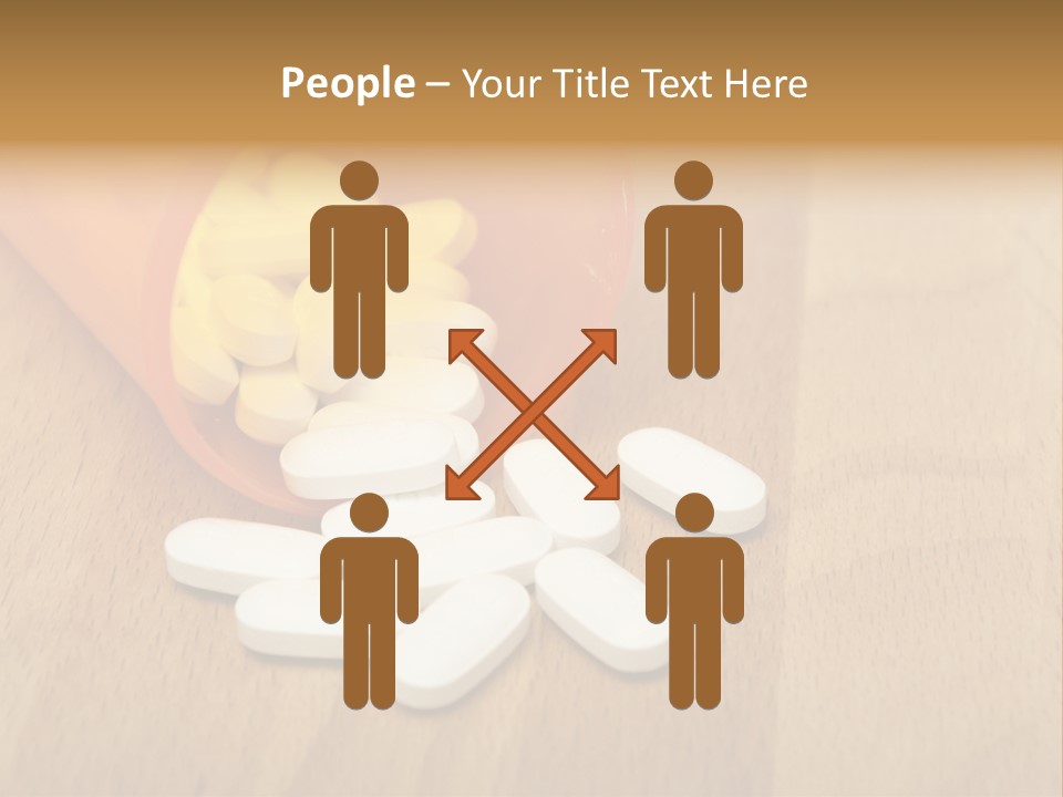 Pharmacy Health Orange PowerPoint Template