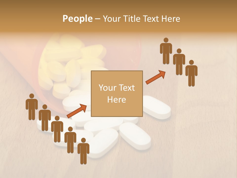 Pharmacy Health Orange PowerPoint Template