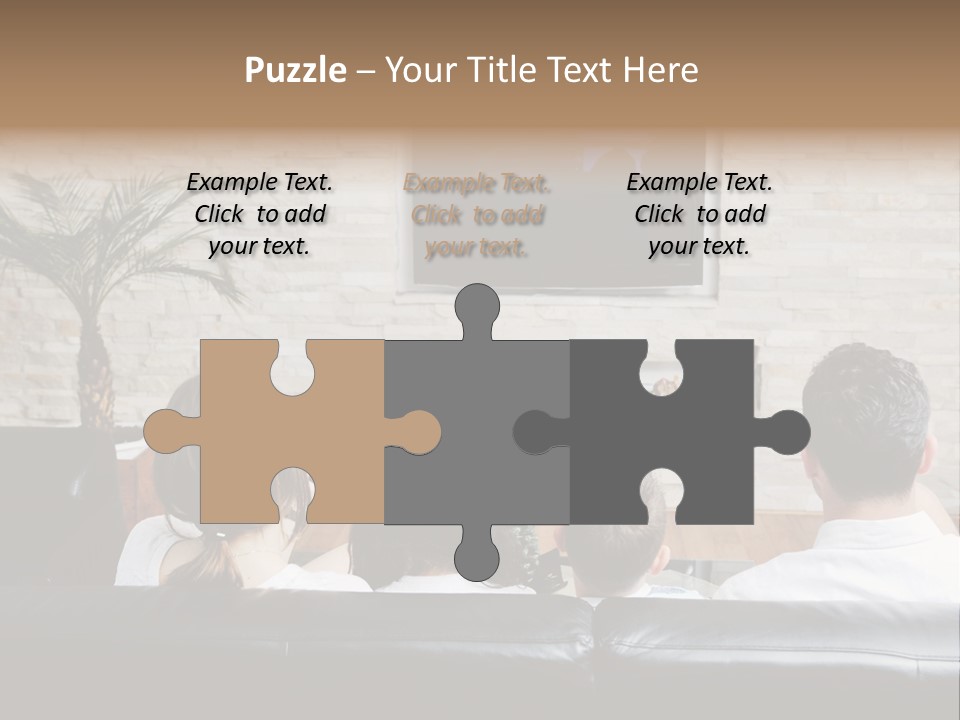 Father Laugh Casual PowerPoint Template