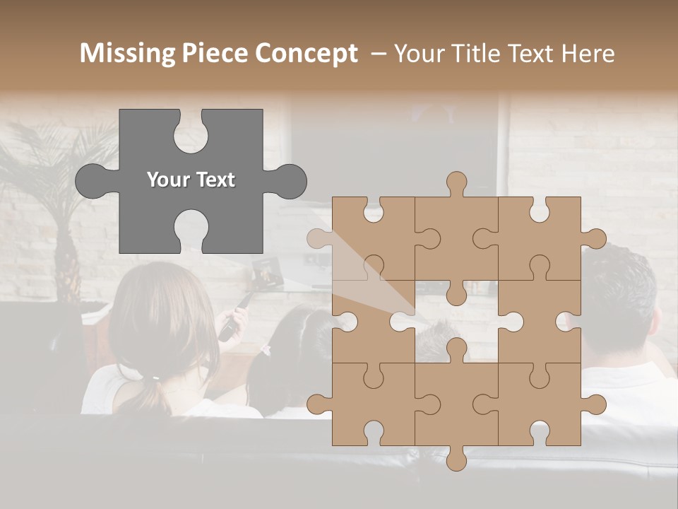 Father Laugh Casual PowerPoint Template