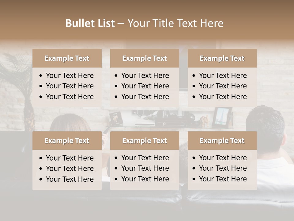 Father Laugh Casual PowerPoint Template