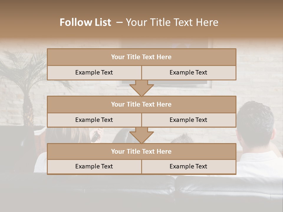 Father Laugh Casual PowerPoint Template