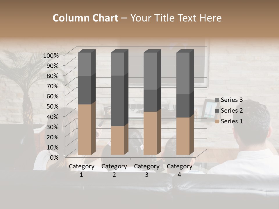 Father Laugh Casual PowerPoint Template