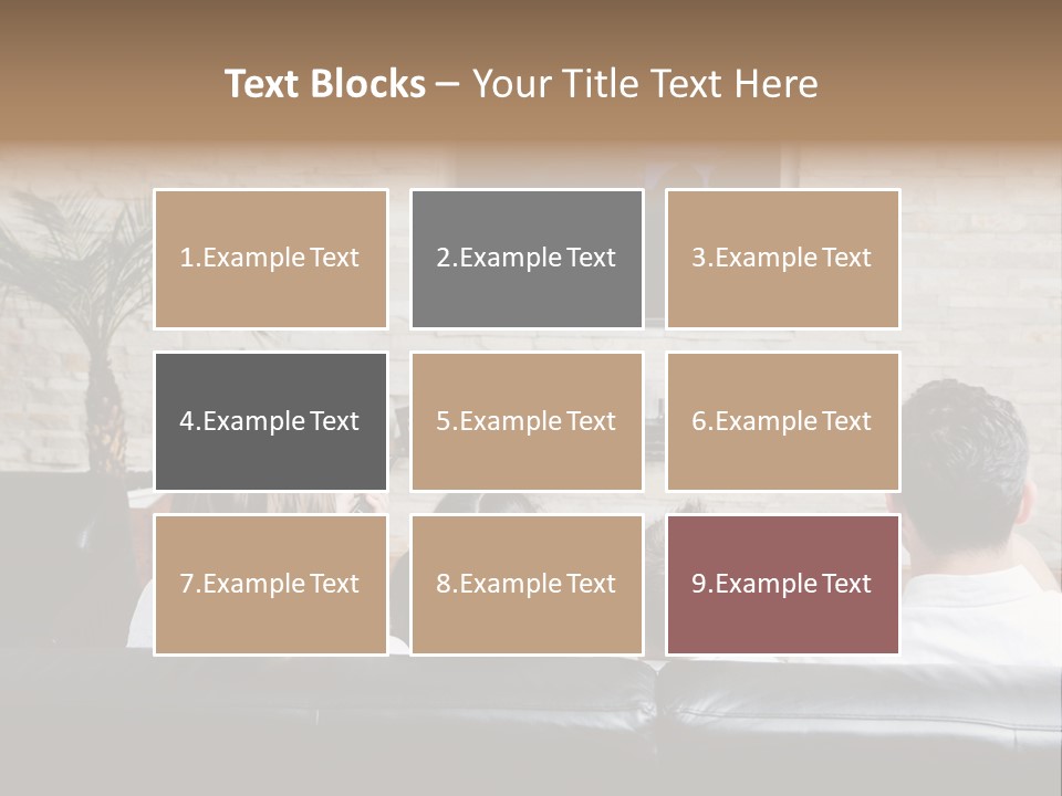 Father Laugh Casual PowerPoint Template