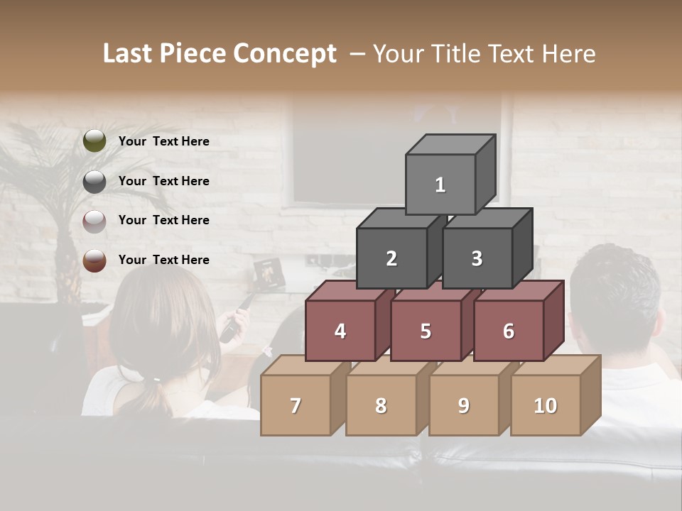 Father Laugh Casual PowerPoint Template