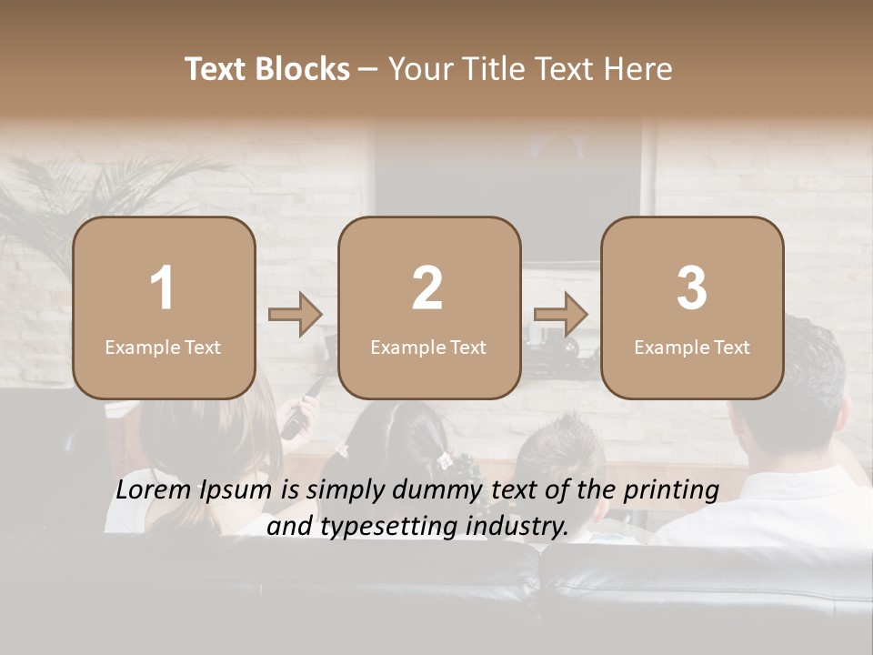 Father Laugh Casual PowerPoint Template