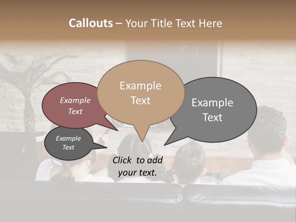 Father Laugh Casual PowerPoint Template