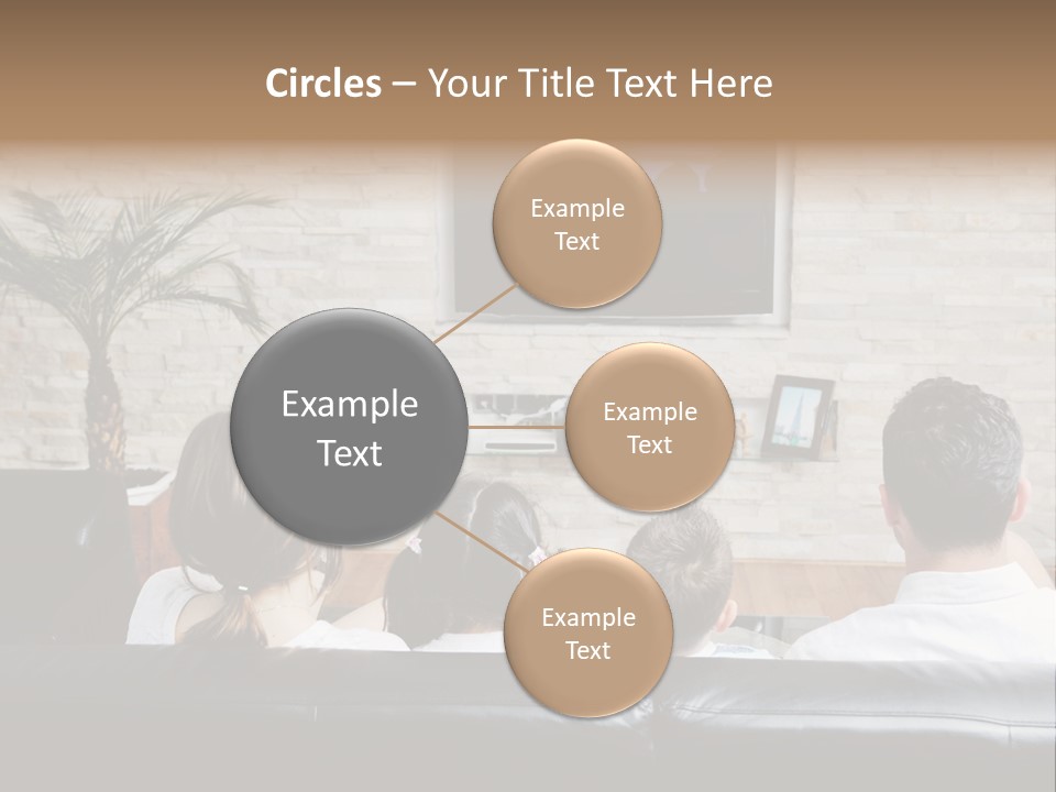 Father Laugh Casual PowerPoint Template