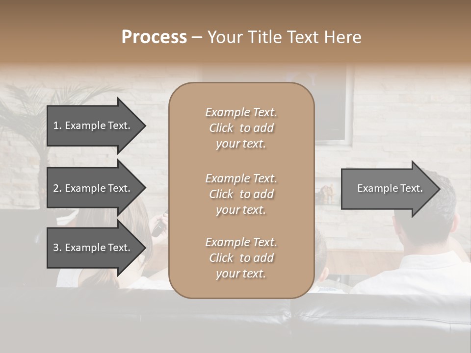 Father Laugh Casual PowerPoint Template