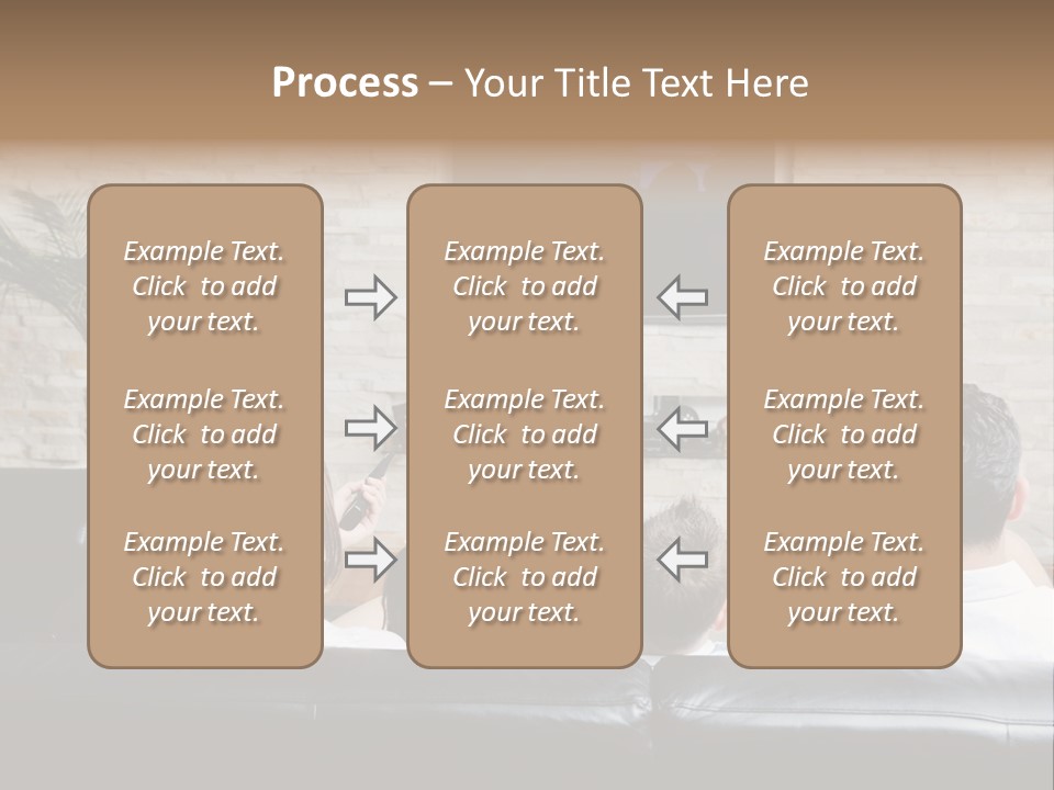 Father Laugh Casual PowerPoint Template