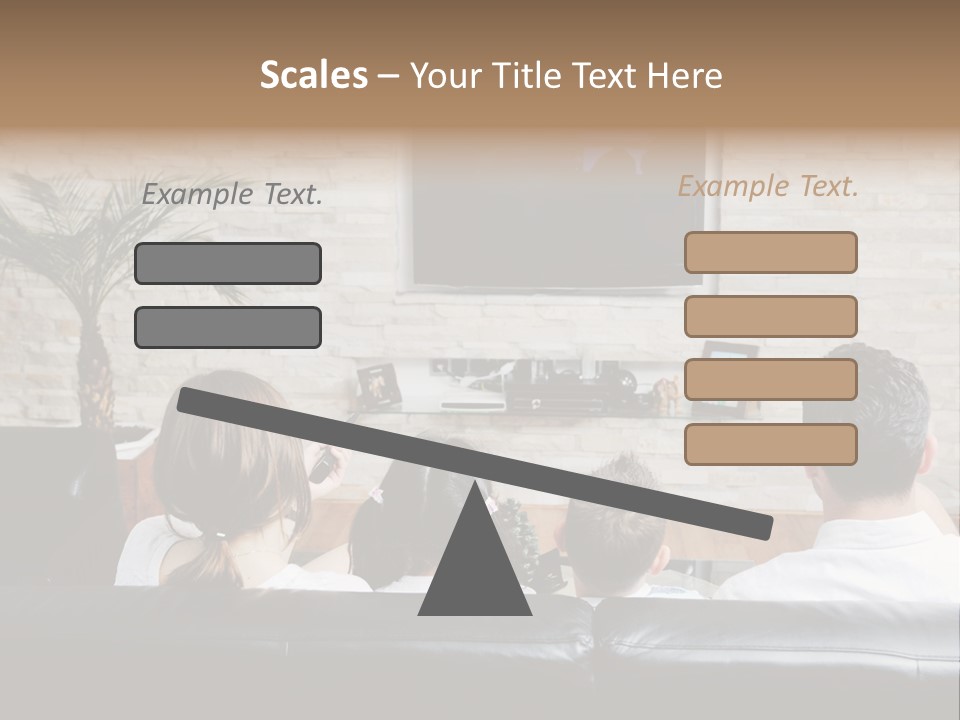 Father Laugh Casual PowerPoint Template