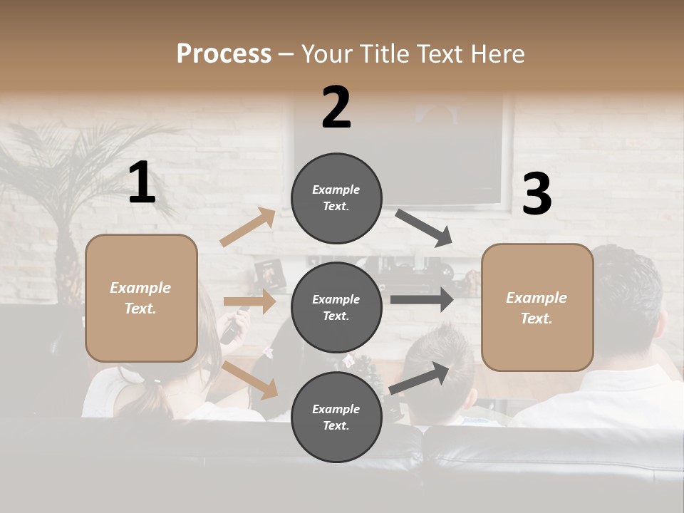 Father Laugh Casual PowerPoint Template