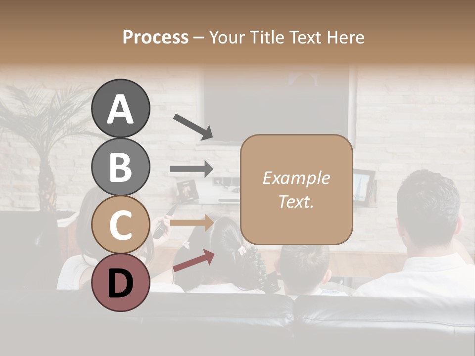 Father Laugh Casual PowerPoint Template