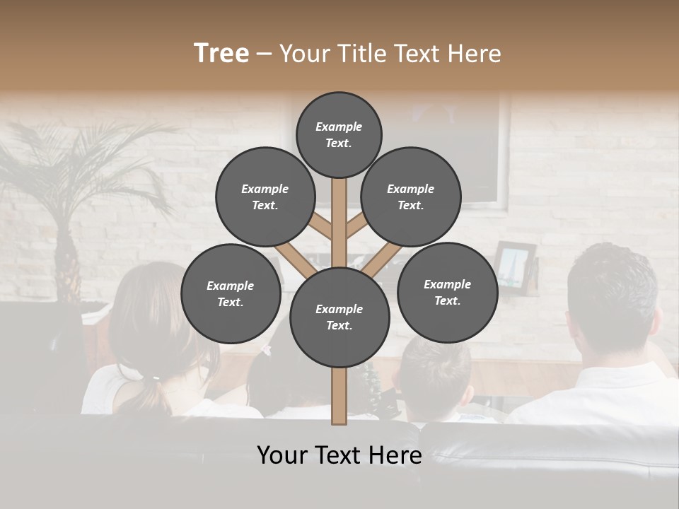 Father Laugh Casual PowerPoint Template