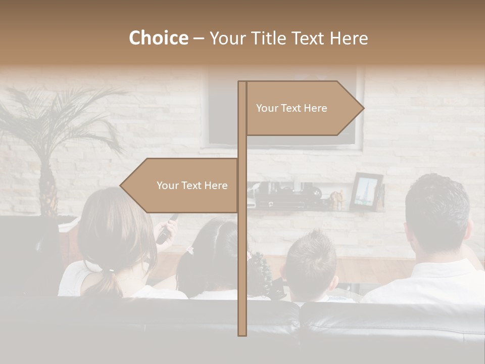 Father Laugh Casual PowerPoint Template