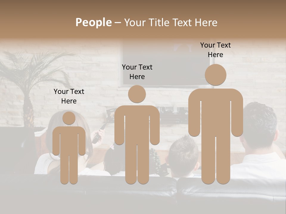 Father Laugh Casual PowerPoint Template