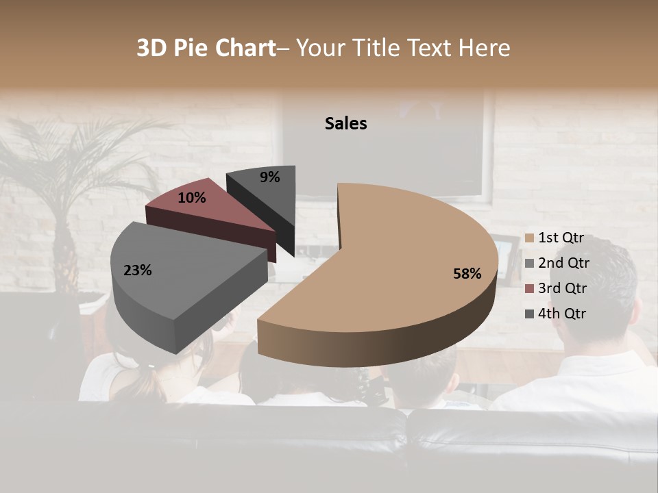 Father Laugh Casual PowerPoint Template