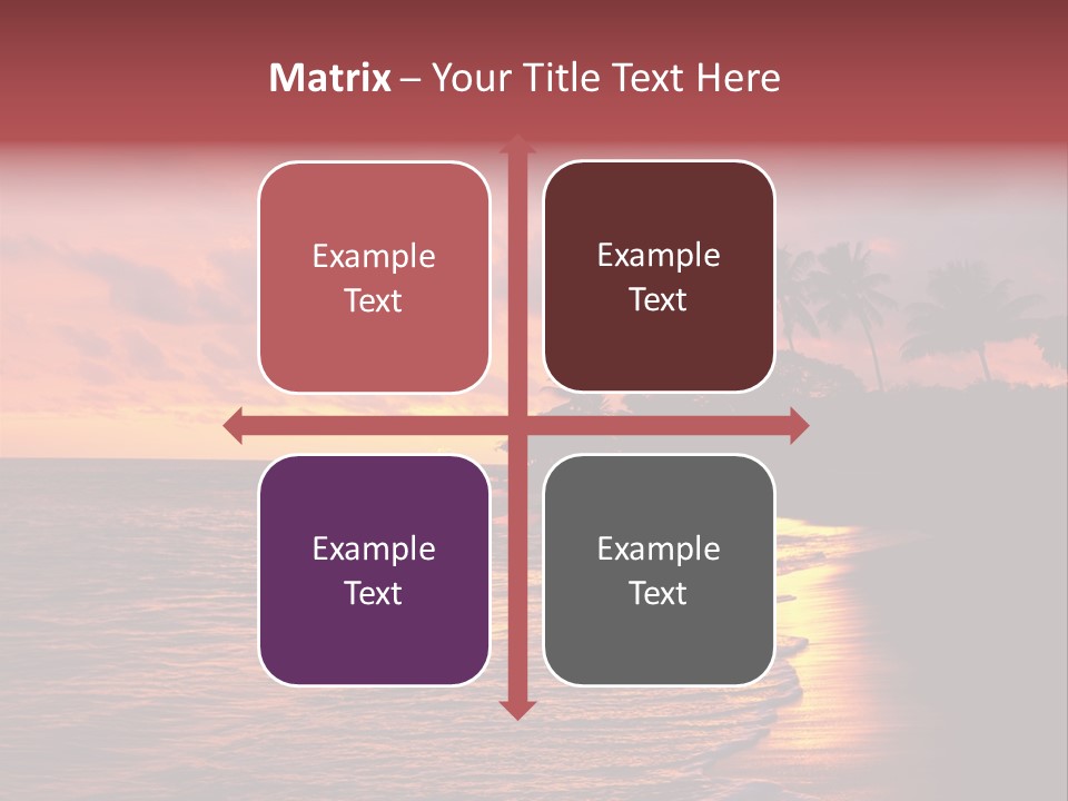 Resort Beach Travel PowerPoint Template