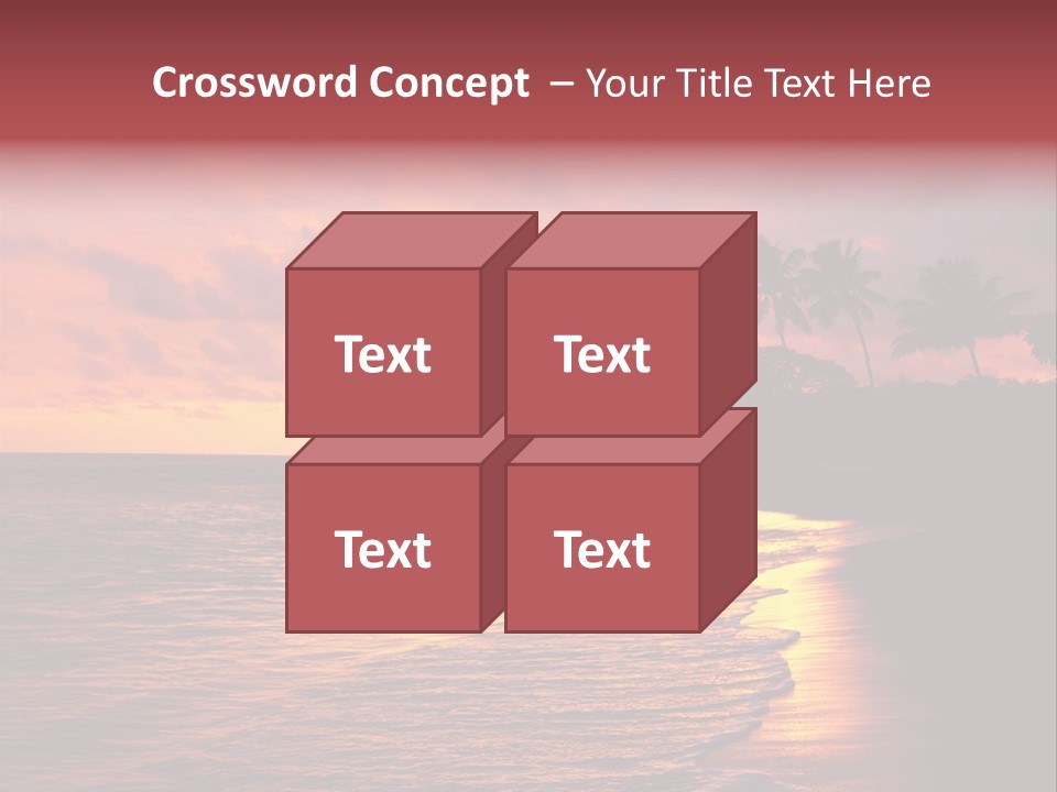 Resort Beach Travel PowerPoint Template