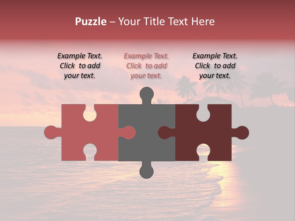 Resort Beach Travel PowerPoint Template