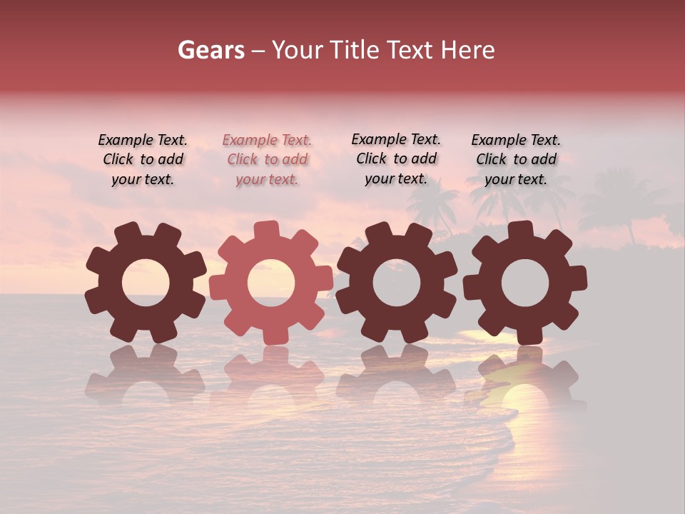 Resort Beach Travel PowerPoint Template