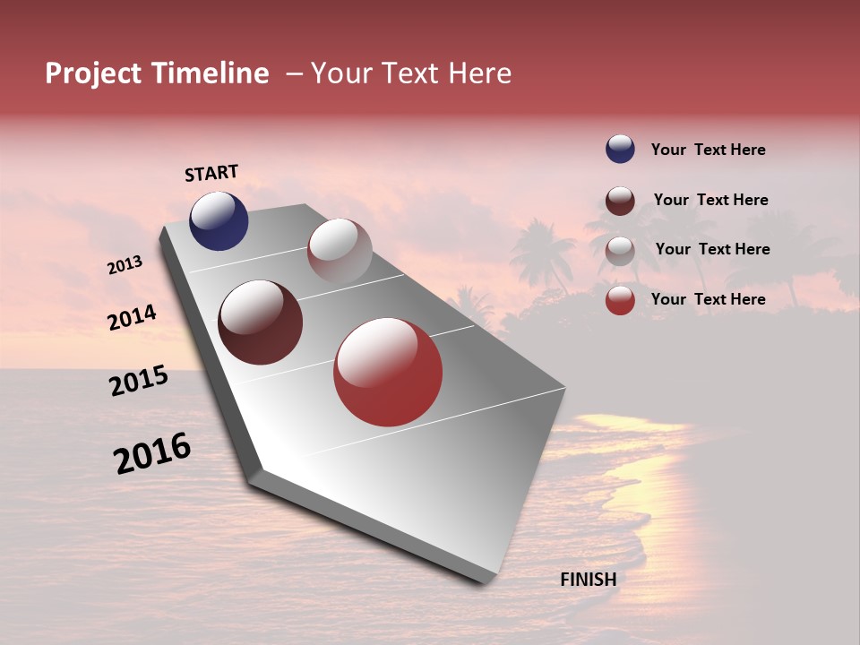 Resort Beach Travel PowerPoint Template
