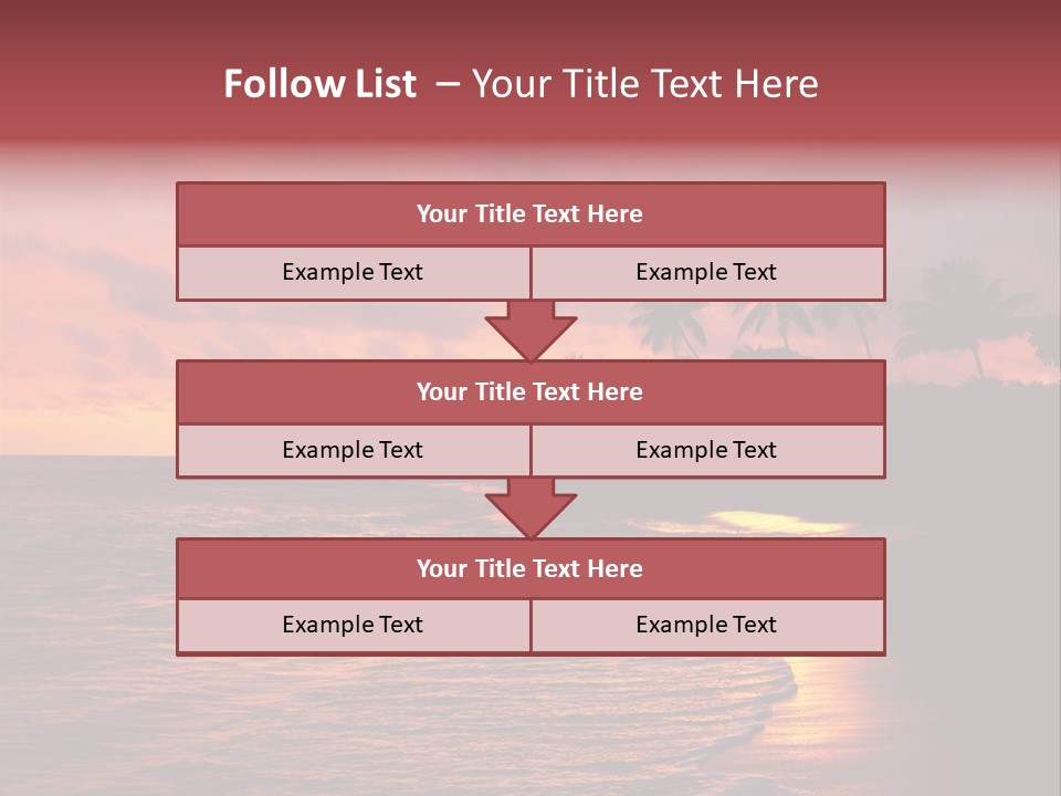 Resort Beach Travel PowerPoint Template