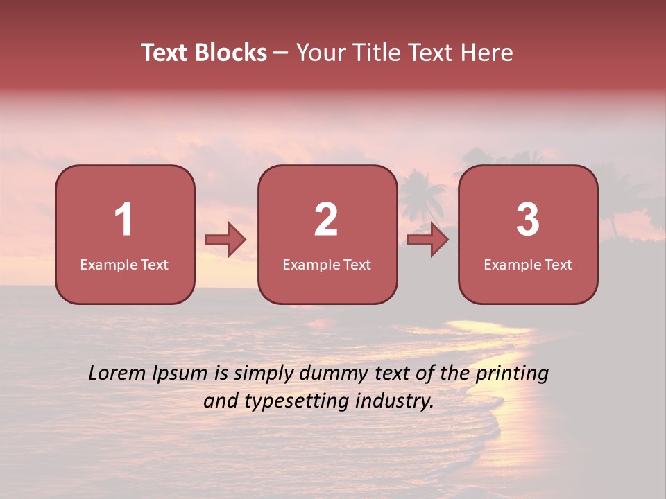 Resort Beach Travel PowerPoint Template