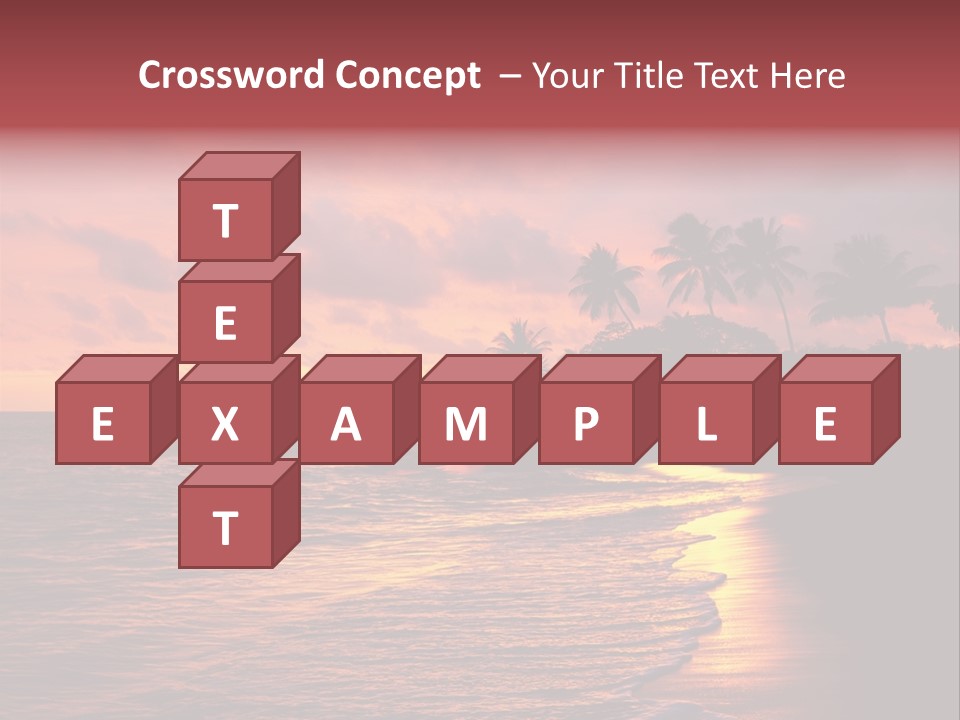 Resort Beach Travel PowerPoint Template