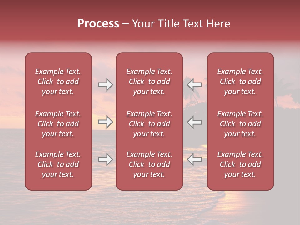 Resort Beach Travel PowerPoint Template