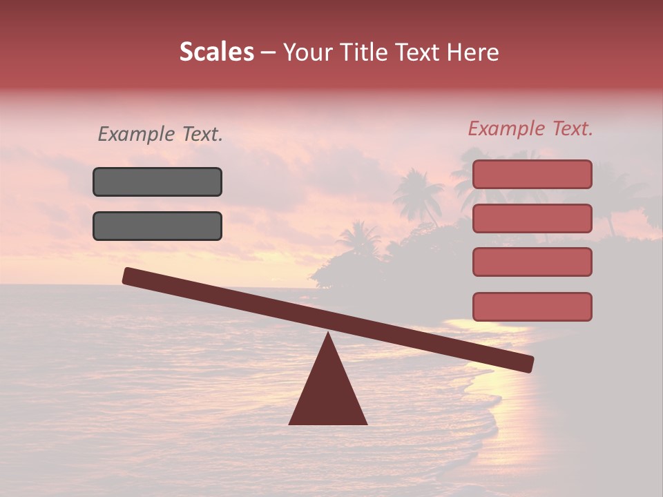 Resort Beach Travel PowerPoint Template