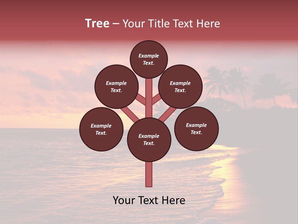 Resort Beach Travel PowerPoint Template