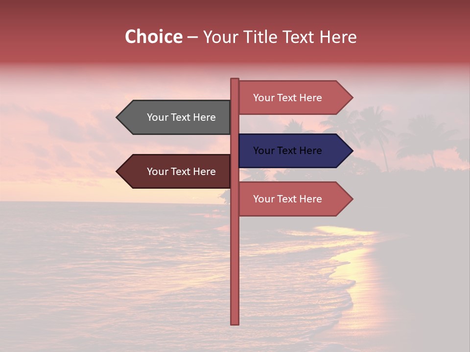 Resort Beach Travel PowerPoint Template