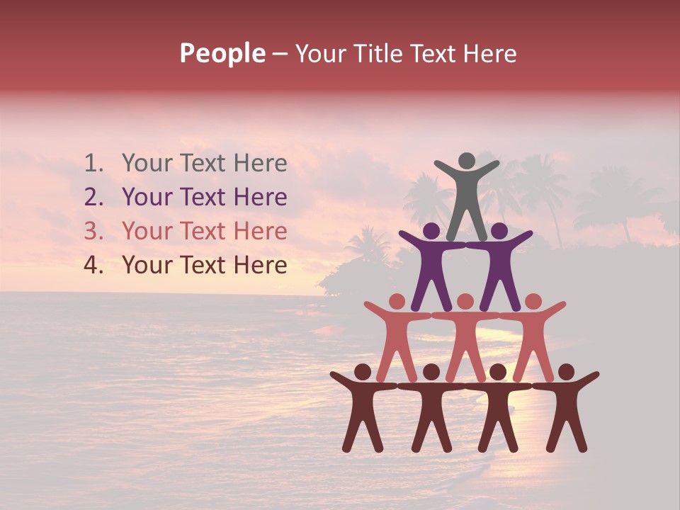 Resort Beach Travel PowerPoint Template