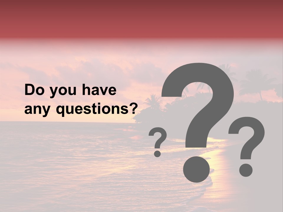 Resort Beach Travel PowerPoint Template