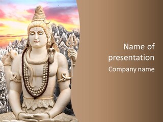 Gesture Outdoors Mythology PowerPoint Template