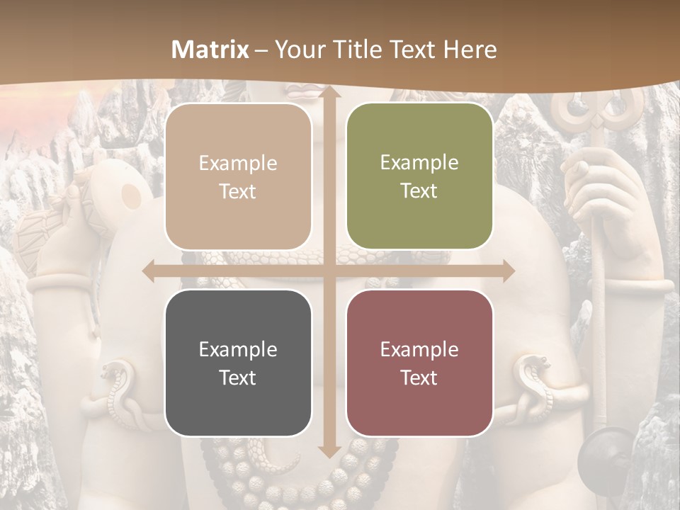 Gesture Outdoors Mythology PowerPoint Template