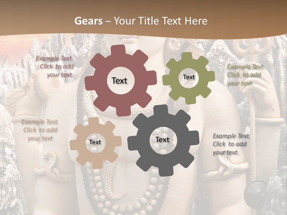 Gesture Outdoors Mythology PowerPoint Template